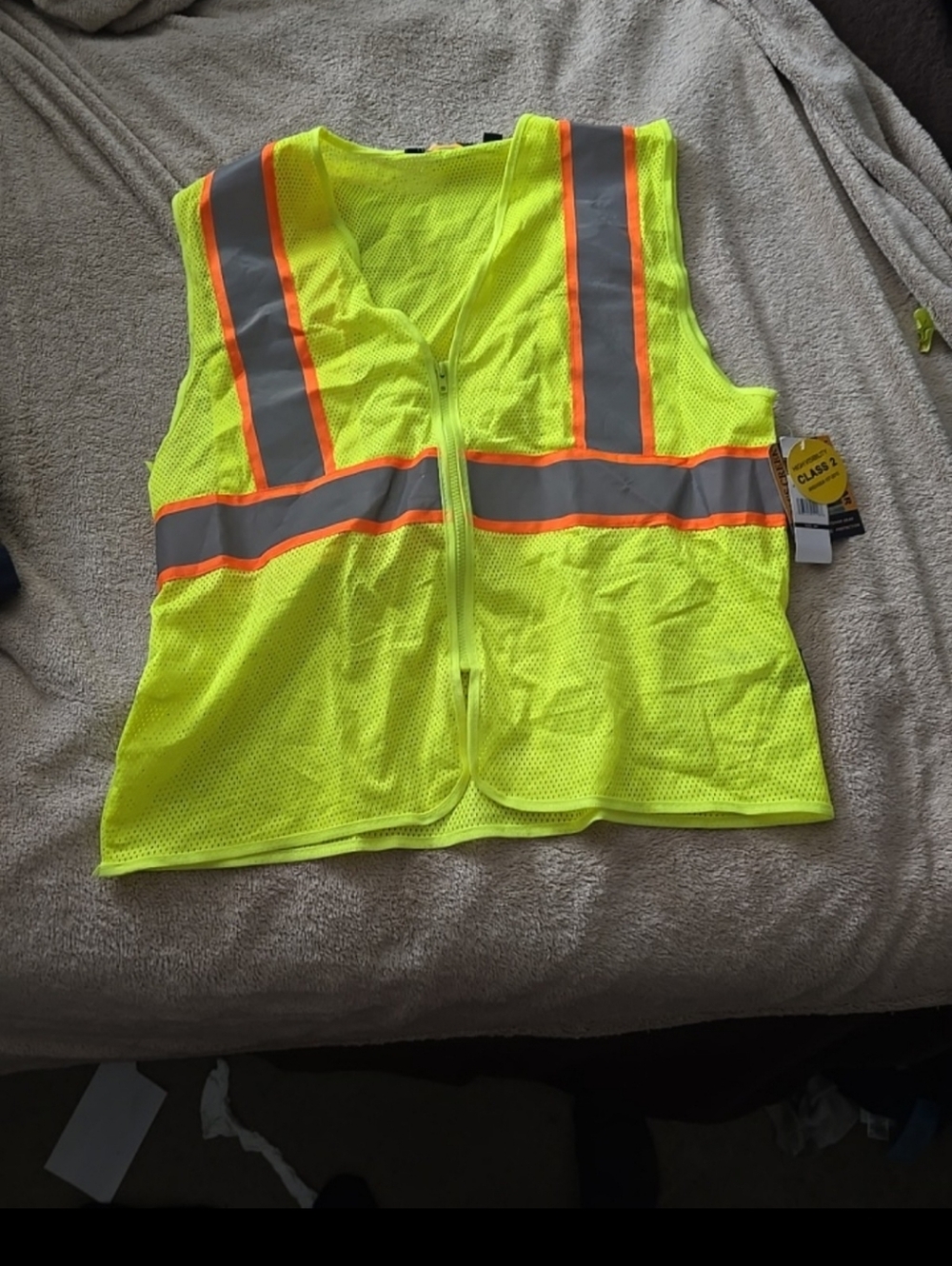 050226 3M Reflective Material Safety Vest ANSI/ISEA 107-2004 Class 2 Level 2 LAR